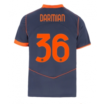 Billige Fotballdrakt Inter Milan Matteo Darmian #36 Replika Tredjedrakt 2025-26 Kortermet